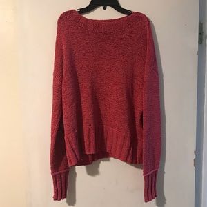 JCREW pink sweater.